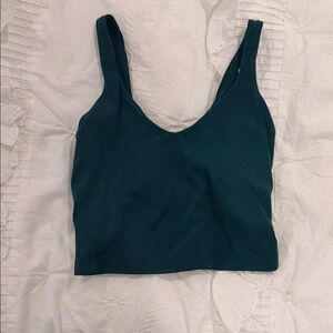 lululemon athletica Dark Green Tank Top